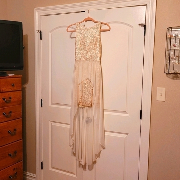 HIGH Low Semi Formal Party Dress - Picture 1 of 6